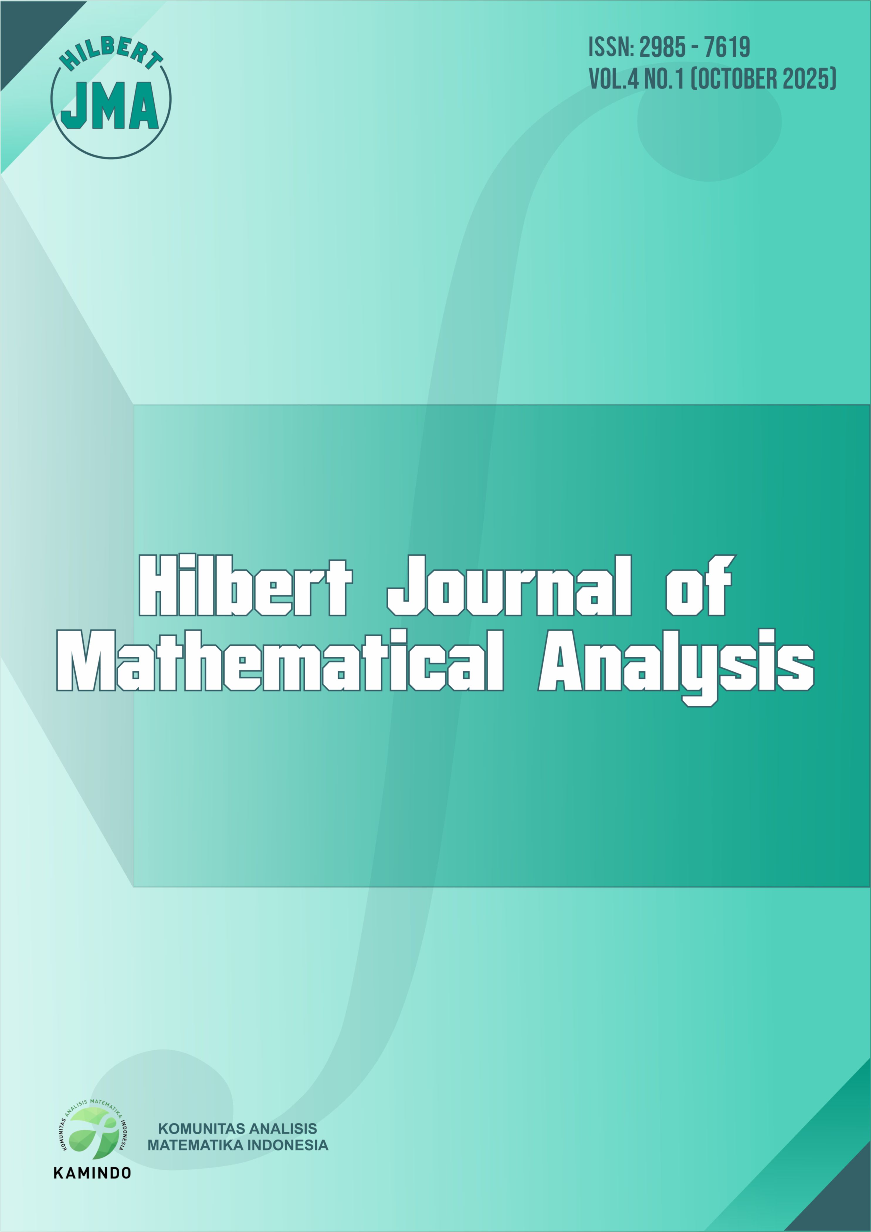 					View Vol. 4 No. 1 (2025): Hilbert J. Math. Anal.
				